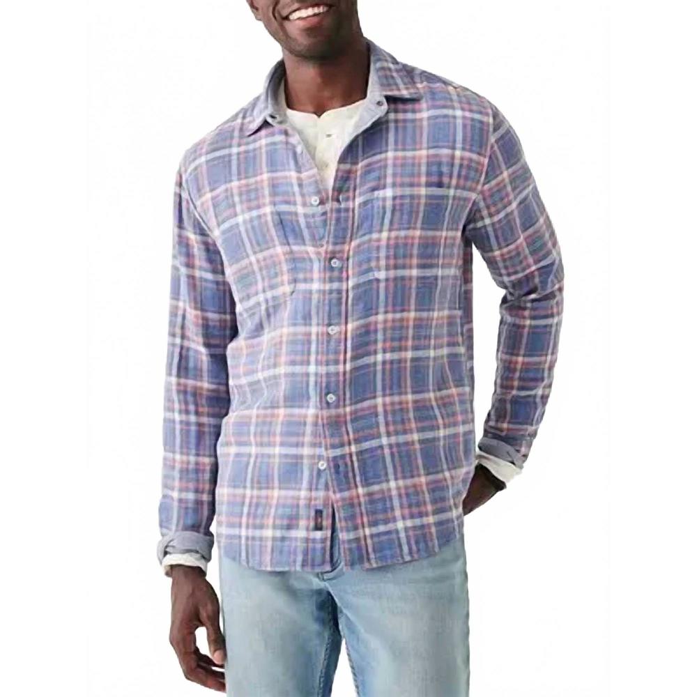 NEW FAHERTY reversible shirt in land cove